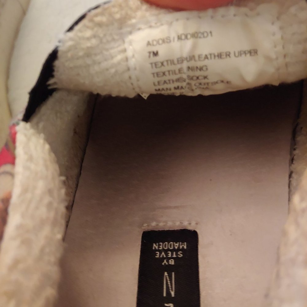 Steven by Steve Madden Addis contrasting pattern leopard / floral shoe 7 - Picture 6 of 9